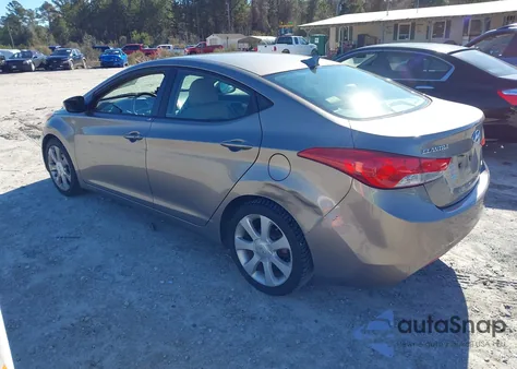 2013 Hyundai Elantra Limited из США, поврежденный, VIN 5NPDH4AEXDH213848